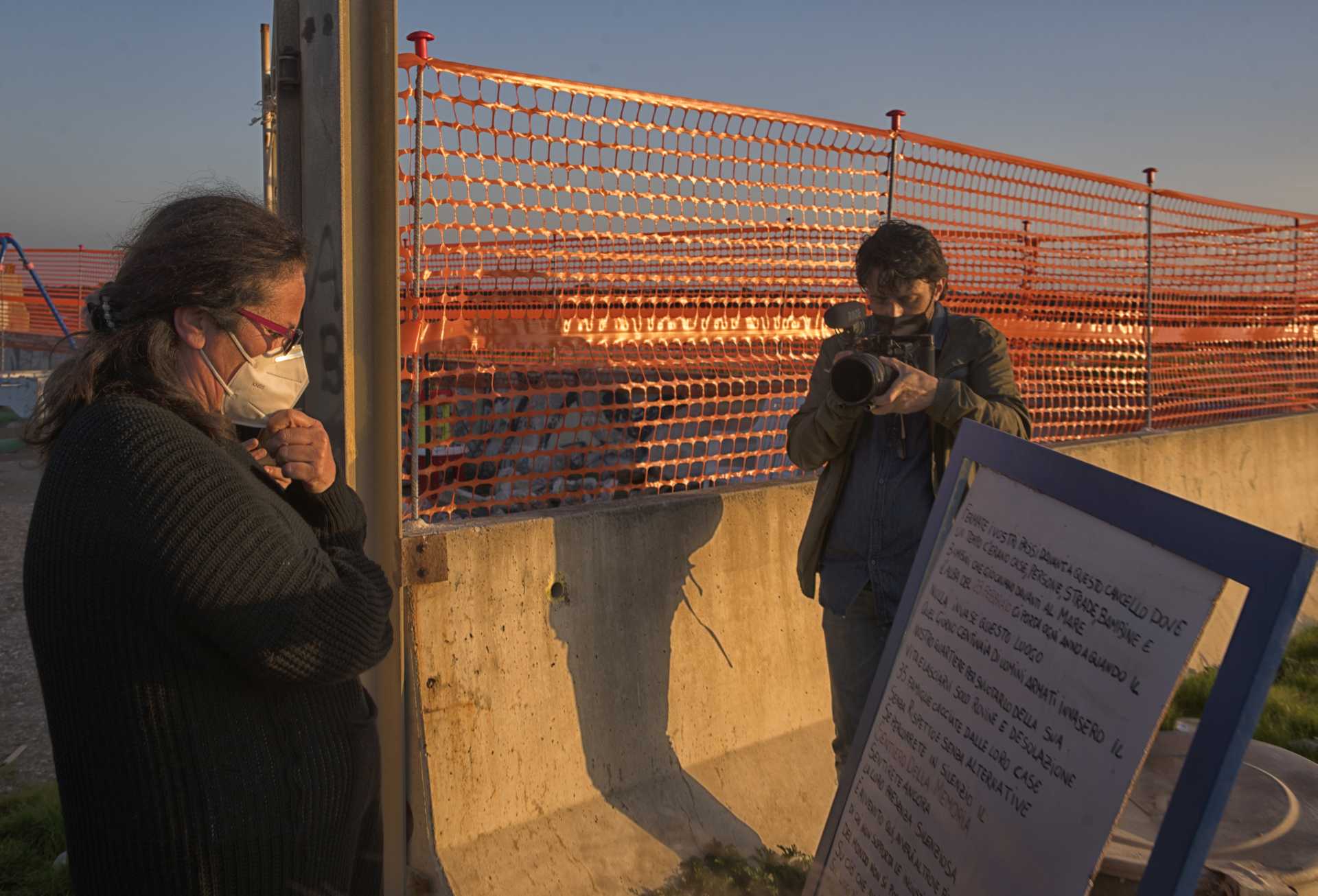 Inaugurato il sentiero della memoria all''Idroscalo